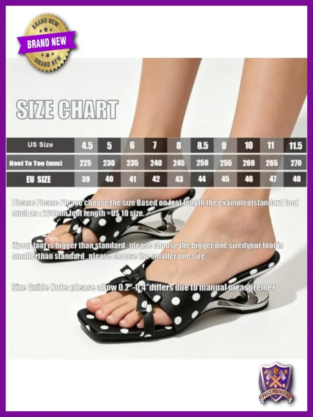 Faux Leather Polka Dot Bow Wedge Mule Slides Square Toe Slip On Dress Sandals